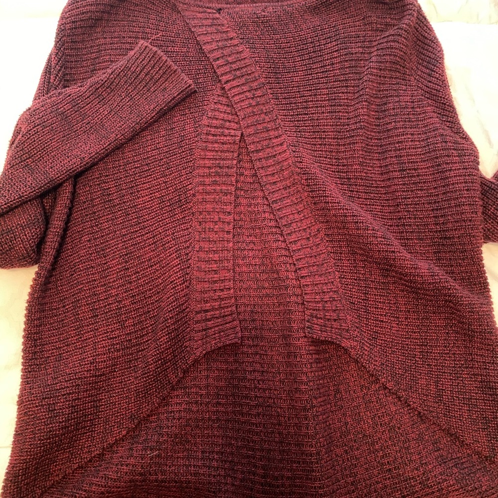 Dark burgundy sweater